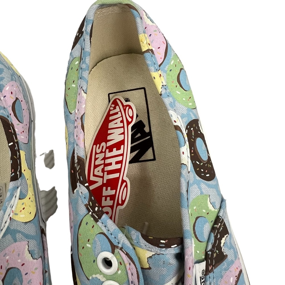 Vans Canvas Low Top Unisex Men 6.5 Women 8  Late Night Skyway‎ Doughnut Print - Picture 9 of 13